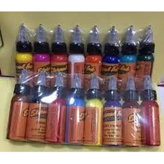 Bộ 16 màu mực tập xăm Eternal Ink 30ml