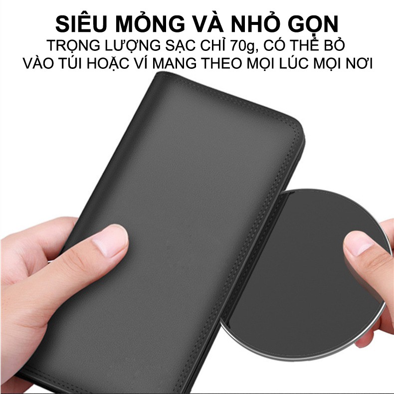 [MUA KÈM AIRPOD CHỈ 9K] Sạc Không Dây Apple MNI Cho iPhone 12 Và Các Dòng Máy Hỗ Trợ Sạc Không Dây Chuẩn Qi