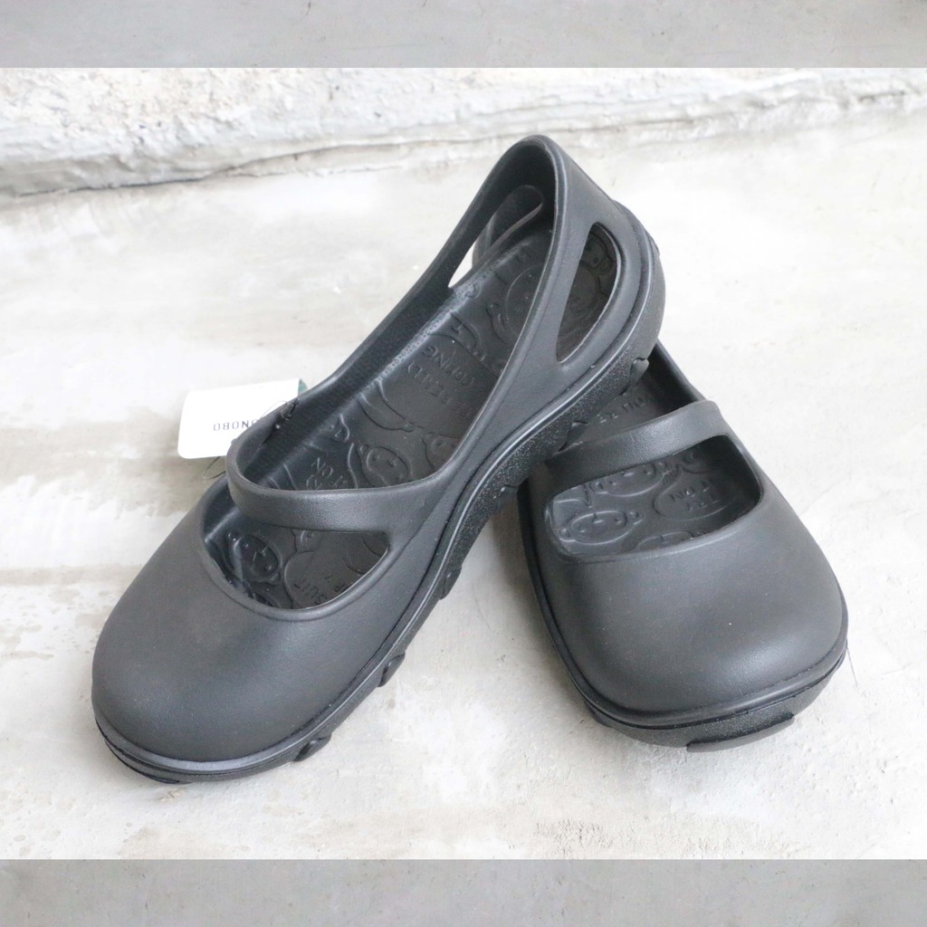 Giày Thái Lan nữ Monobo Tammy – Đen - Giày Nhựa Chuyên Dụng Đi Mưa Thời Trang, Chống Trơn Trượt - TB-G-TM-Đ