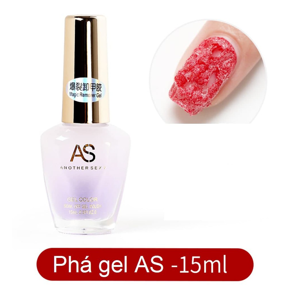 Nước phá sơn móng tay phá sơn gel AS phụ kiện nail giá rẻ uy tín NAIL SUZY 15ml