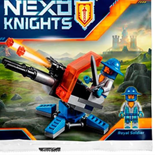 Bộ Đồ Chơi Lắp Ráp Lego Hình Chiến Binh Nexo Knights - Knighton Hyper Cannon 30373