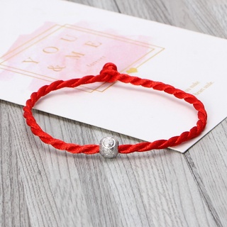 Vòng Tay Bện Dây Đỏ May Mắn