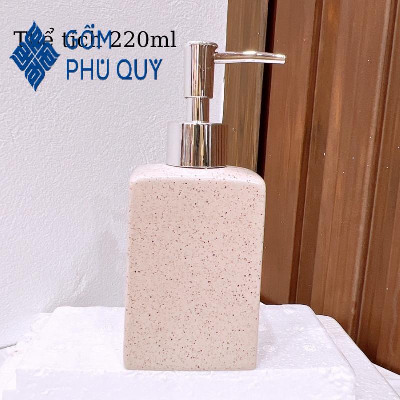 Bình Đựng Xà Phòng,dầu Gội ⚱ Gốm Sứ Bát Tràng ⚱ Chai Chiết Sữa Tắm,bình Sứ Trứng Cuốc Gomphuquy