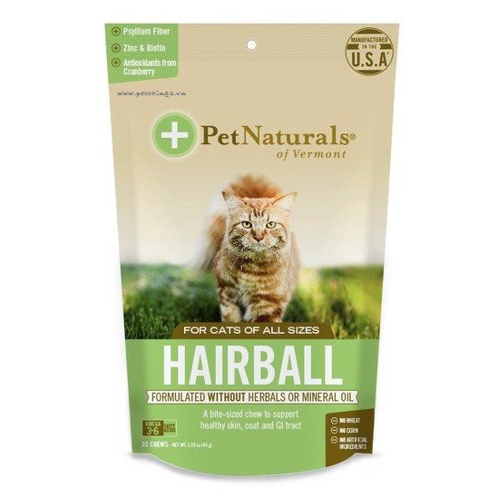 Viên nhai PetNaturals Hairball trị búi lông cho mèo 30 viên