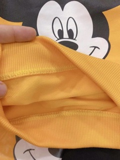 Bộ mickey vàng cho bé trai bé gái