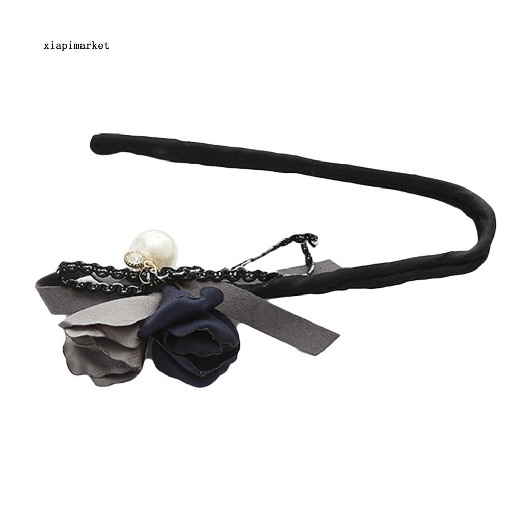 Dụng Cụ Búi Tóc Hình Bánh Donut Và Hoa Đính Ngọc Trai Giả Thời Trang Cho Nữ