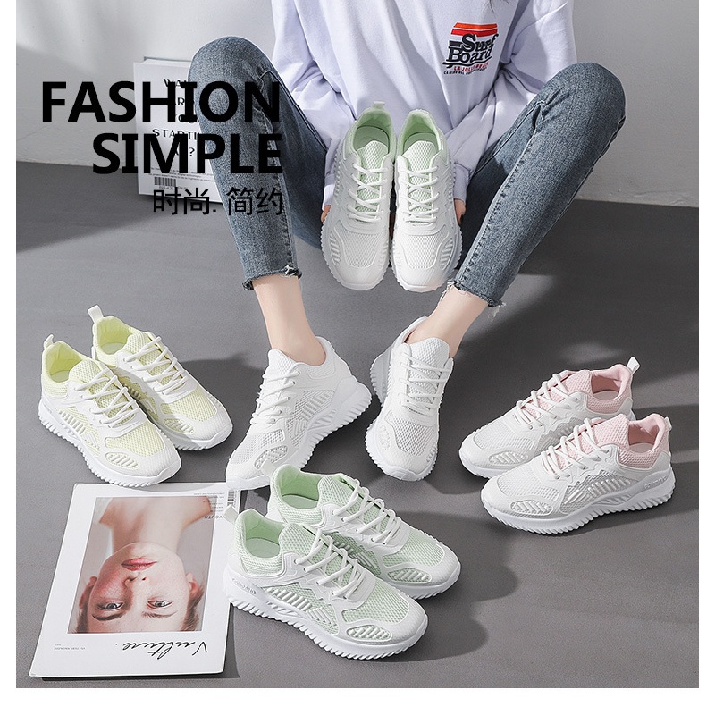 Giày Thể Thao Thoáng Khí Thời Trang Mùa Hè 2020 Dành Cho Nữ