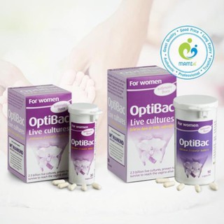Men vi sinh (30v, 90v) phòng ngừa và điều trị viêm nhiễm vùng kín cho phụ nữ và mẹ bầu Optibac Probiotics For Women, UK