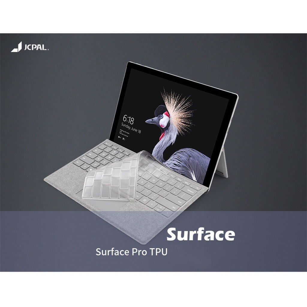 Phủ bàn phím Surface Pro, Surface Laptop cao cấp hiệu JCPAL