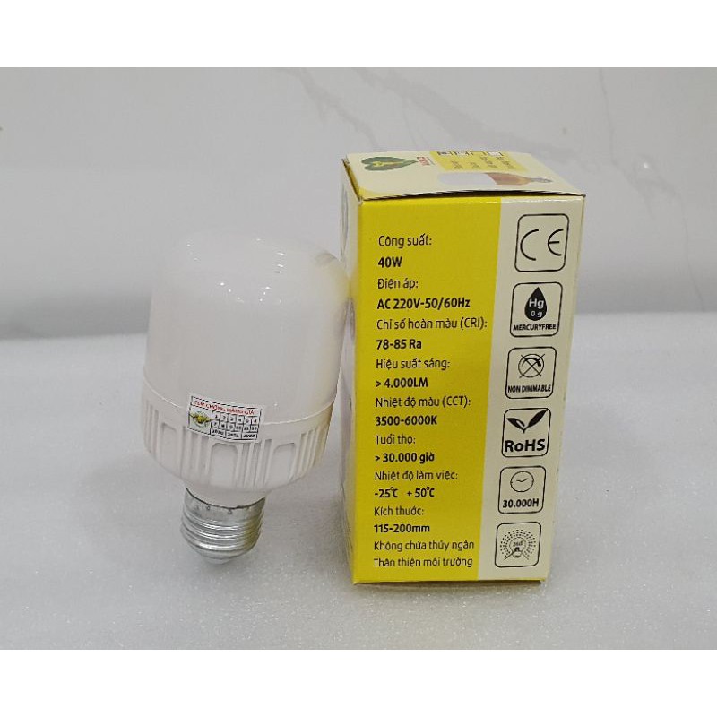 Bóng đèn Led trụ Buld 10W AKIKO siêu sáng.BH 2 NĂM