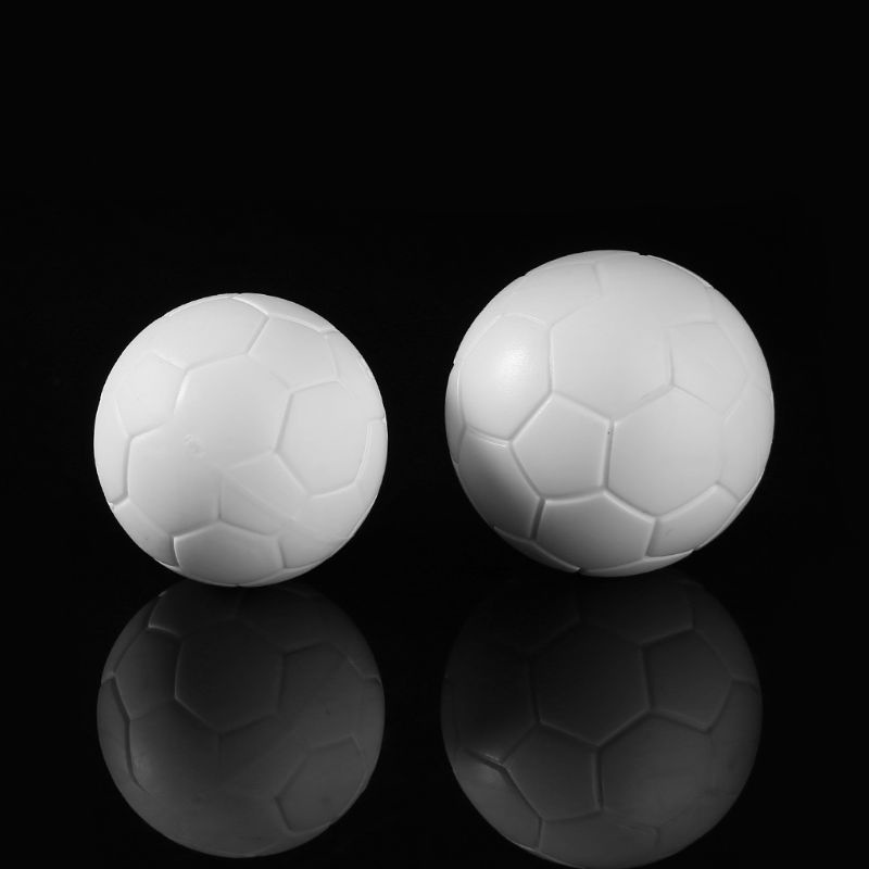 Bộ 2 Quả Bóng Đá Mini Foosball Thay Thế Bằng Nhựa Resin Trang Trí Bàn Làm Việc