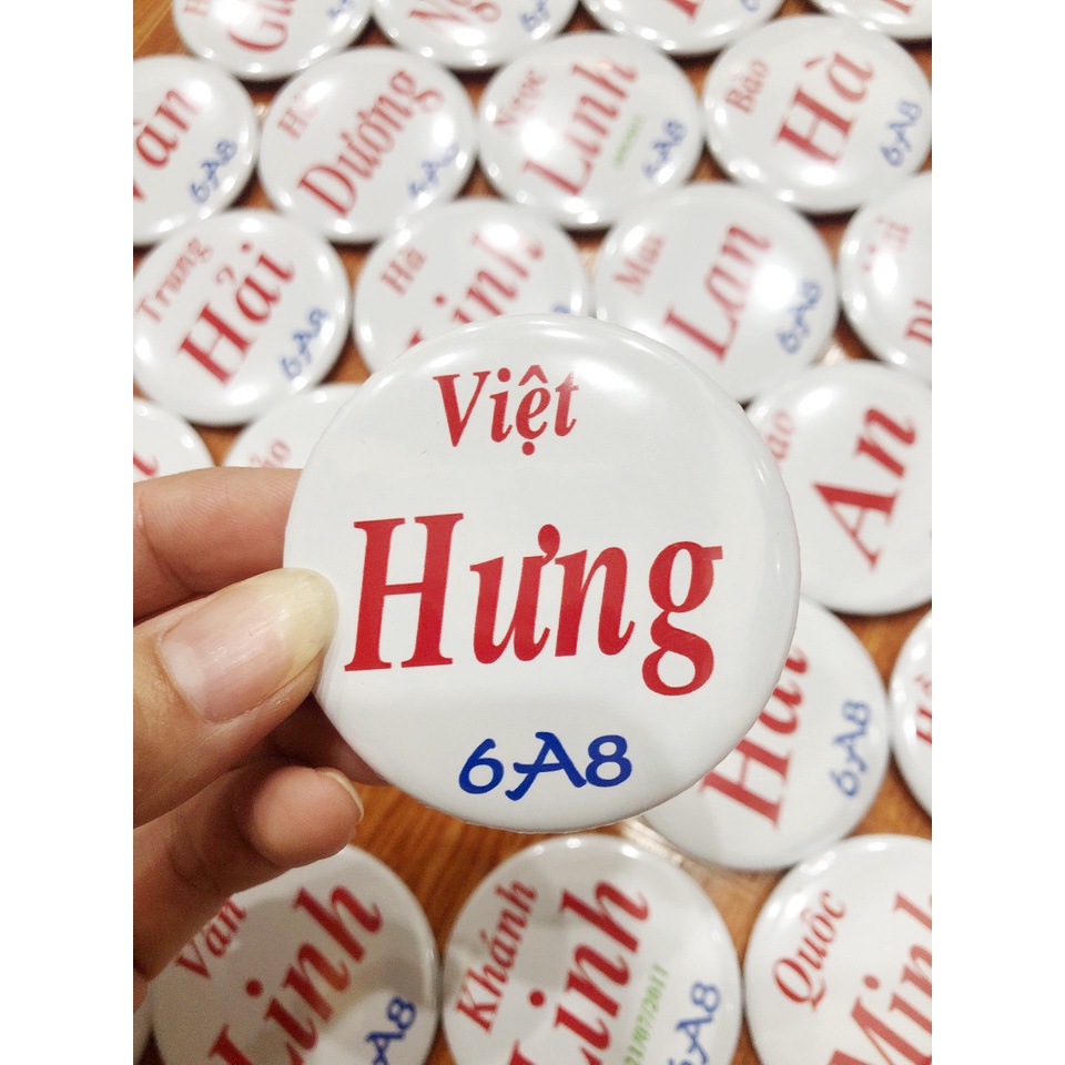 Huy hiệu lớp nhóm in theo yêu cầu