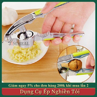 Dụng Cụ Dập Tỏi, Nghiền Tỏi, Ép Tỏi Bằng Inox, Kiêm Kìm Kẹp Càng Cua, Ghẹ, Quả Óc Chó, Dụng Cụ Bóp Càng Cua