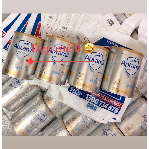 SỮA APTAMIN PRO ÚC 900GR số 1 2 3 4 (mẫu mới)