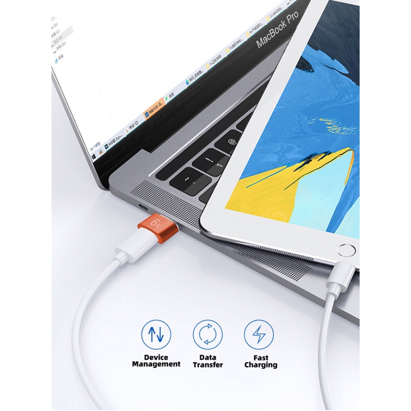 Đầu chuyển đổi ANKNDO USB Type C 6A thích hợp cho Samsung S20