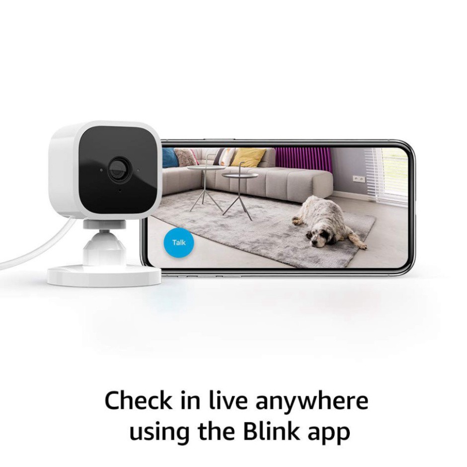 GIÁ KHUNG KHIẾP CAMERA QUAN SÁT TRONG NHÀ BLINK MINI FULL HD 1080P, LƯU TRỮ CLOUD, ĐÀM THOẠI 2 CHIỀU GIÁ KHUNG KHIẾP