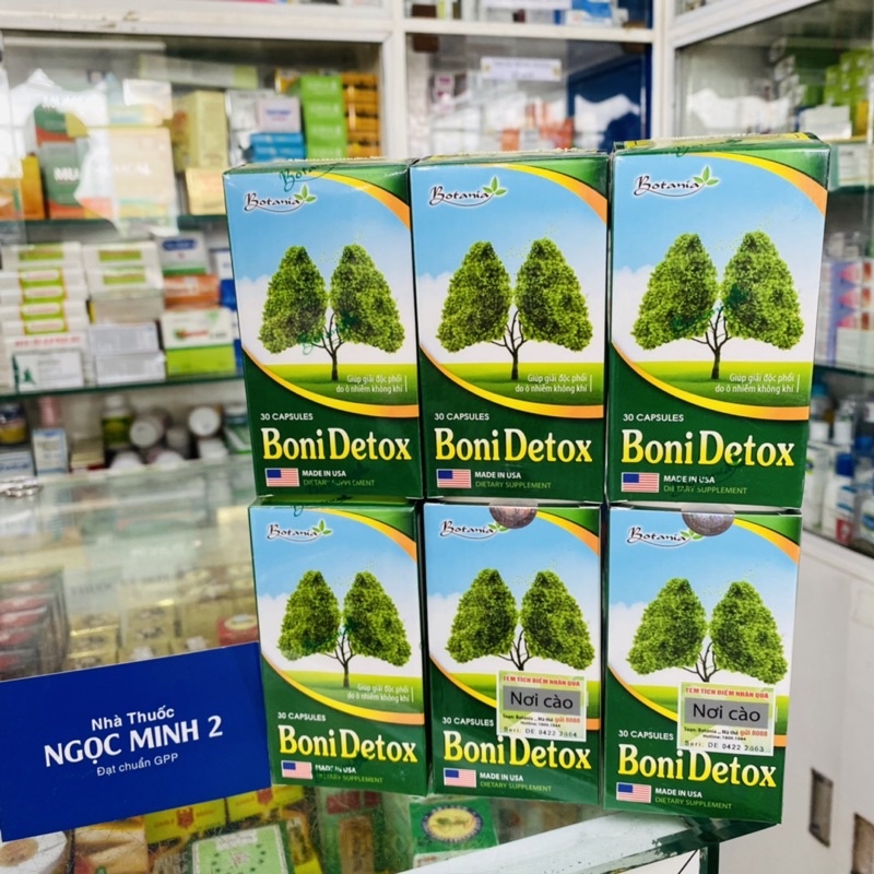 ✅ [Chính Hãng] BoniDetox giúp giải độc phổi do ô nhiễm không khí