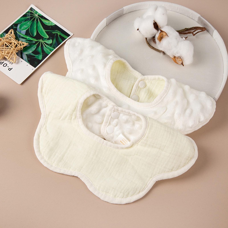 Yếm Ăn Màu Sắc Xinh Xắn Xoay 360 Độ Tiện Dụng Cho Bé