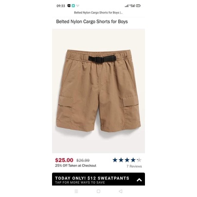 Quần short bé trai, hàng dư, lẻ màu lẻ size