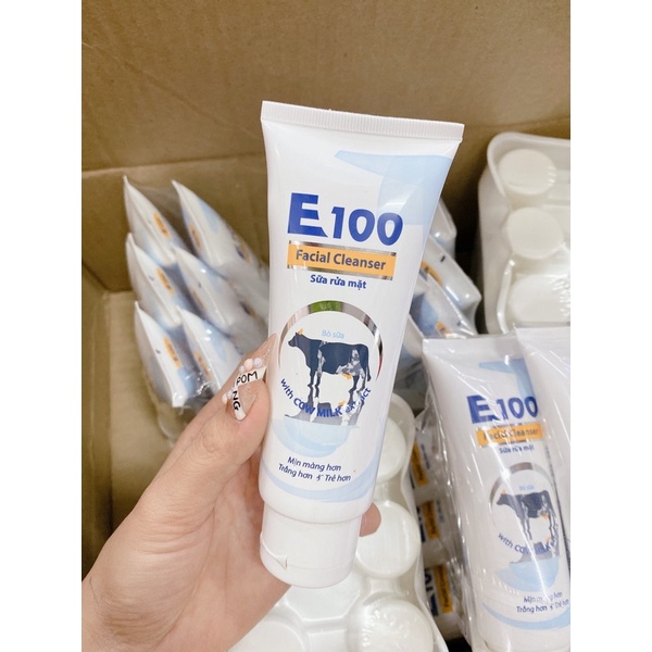 Sữa rửa mặt E100 bò