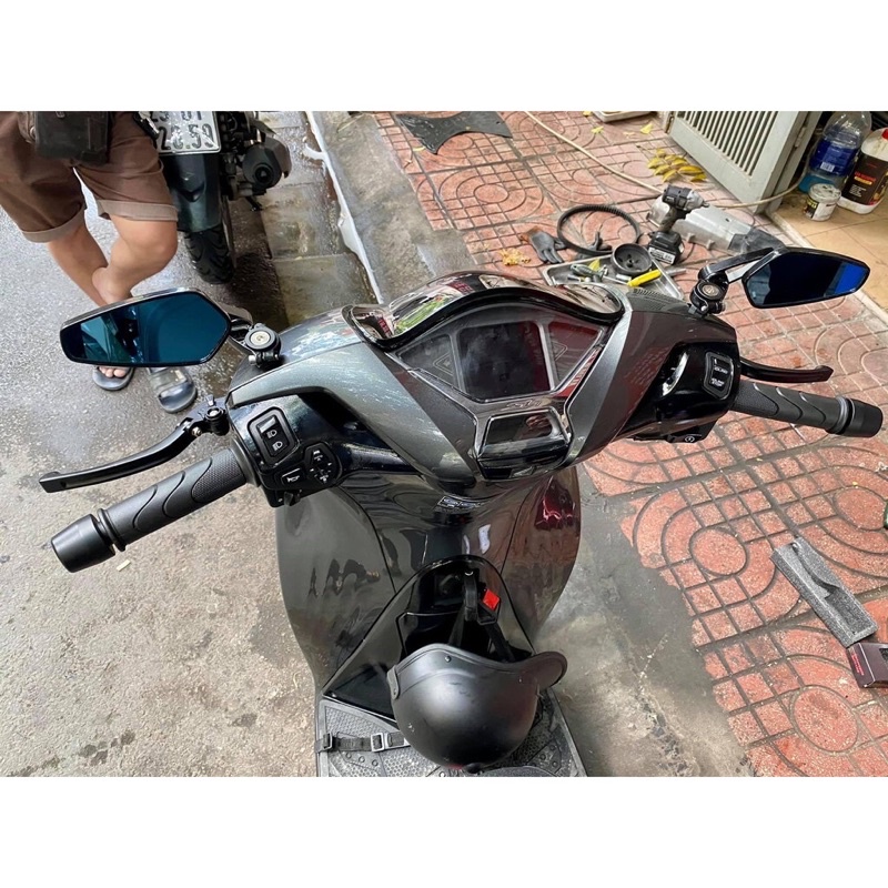 Gương gù gắn chân gương kiểu thái nhỏ gọn các dòng xe