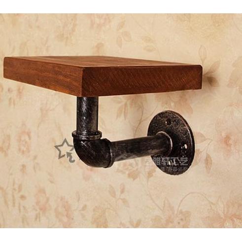 Bộ 2 giá đỡ ống sắt phong cách vintage trang trí nhà cửa