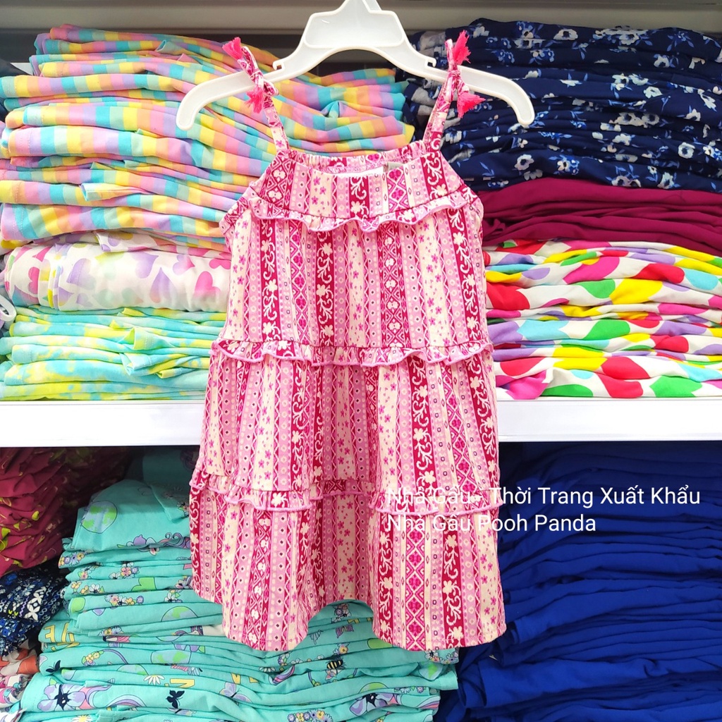 Đầm thổ cẩm xinh cho bé PLACE BG2258