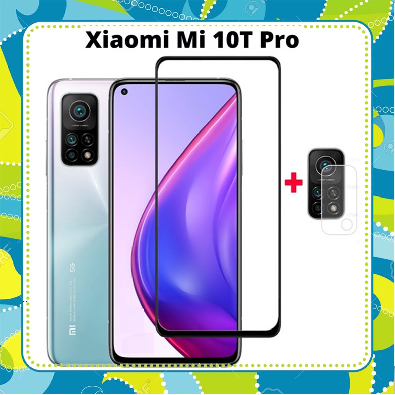 Cường Lực Xiaomi Mi 10T / Mi 10T Pro Full Màn Full Keo + Dán bảo vệ camera Mi 10t / Mi 10t pro có kh