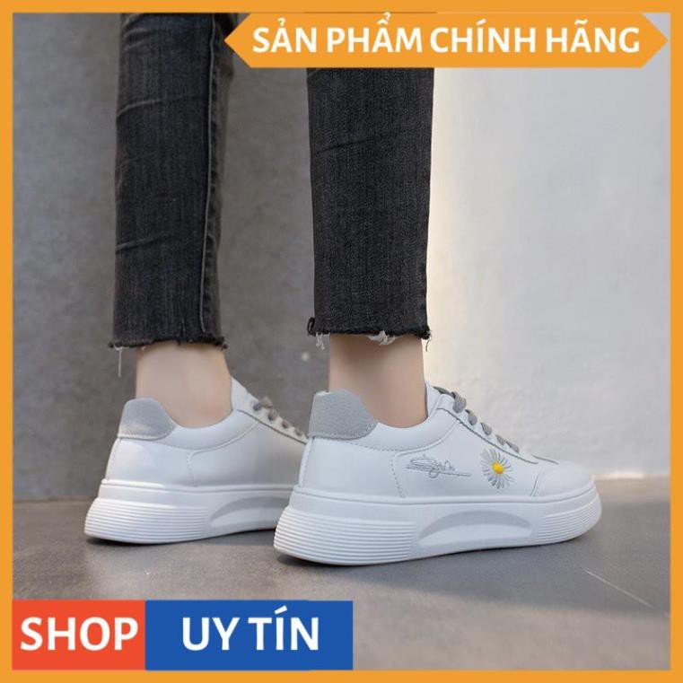 [Hàng mới] Giày thể thao thêu hoa cúc nhí, 😍Phong cách Hàn Quốc sneakers siêu nhẹ (2017)