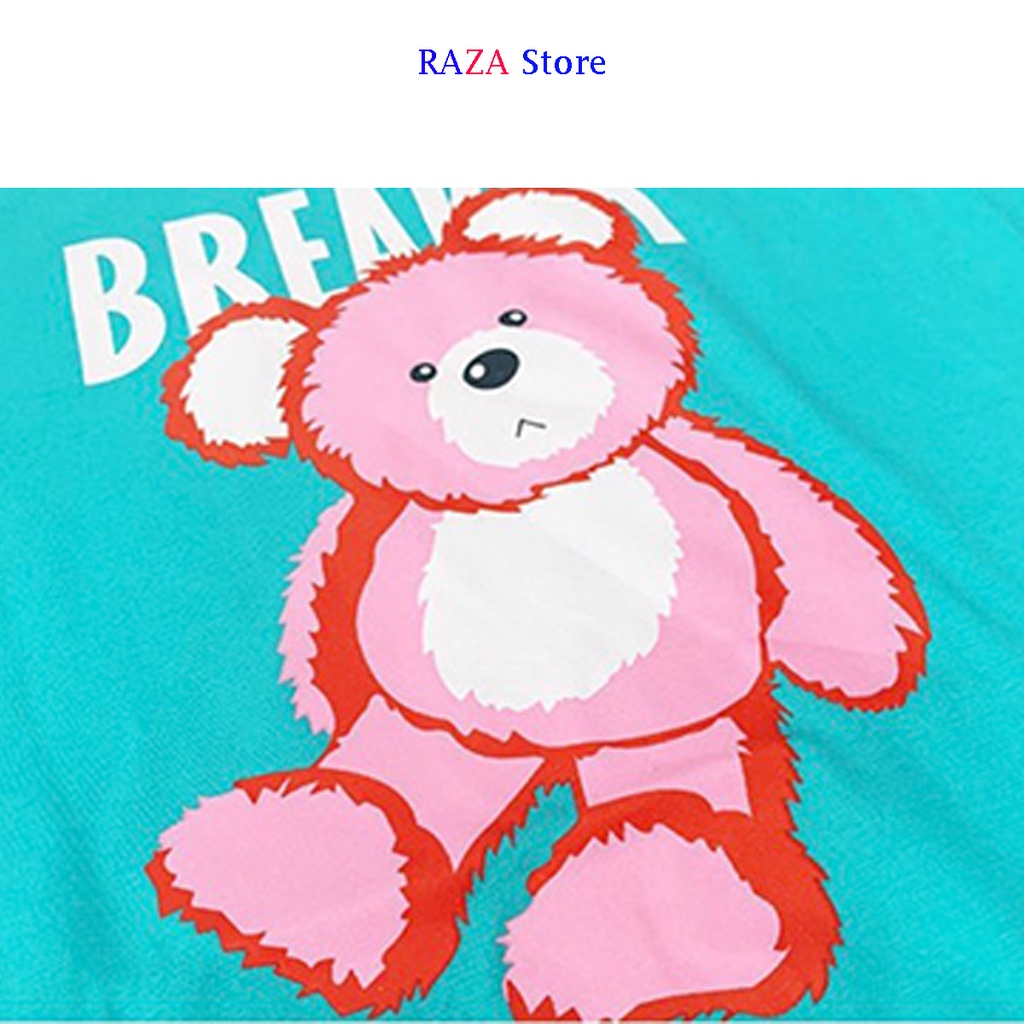 Đồ bộ bé gái RAZA Store chất liệu cotton cao cấp sợi thoáng mát cho bé từ 15kg đến 36kg RZM5