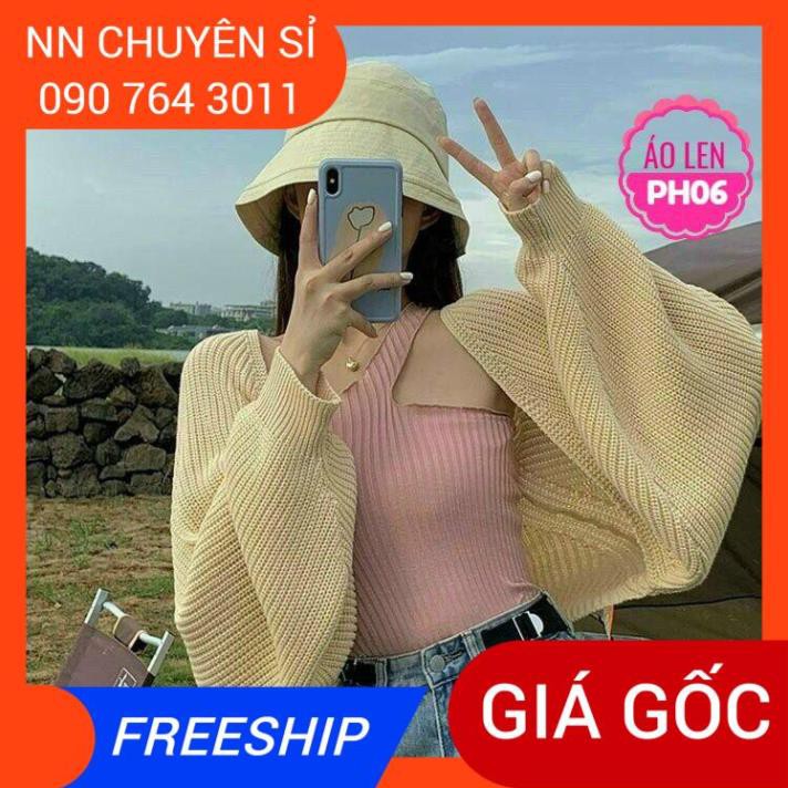 ÁO KHOÁC LEN CÁNH DƠI HÀNG QUẢNG CHÂU PH06 ❤ CÓ ẢNH THẬT ❤ KHOÁC LEN DÁNG NGẮN