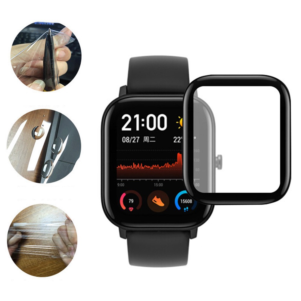 Kính Cường Lực Cong 3d Bảo Vệ Màn Hình Cho Amazfit Gts Lcd