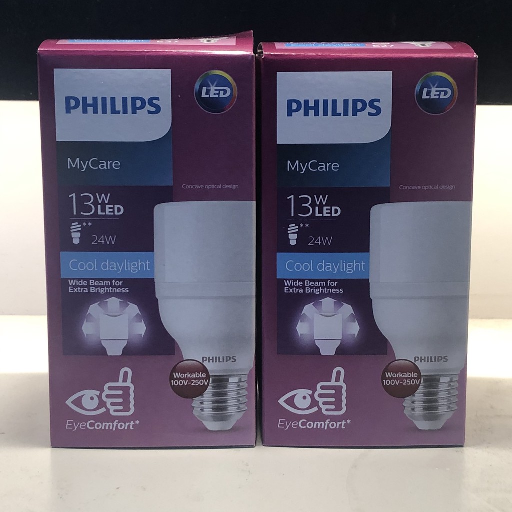 Bóng Đèn LEDBright PHILIPS 13W Lumen 900 E27 Ánh Sáng Trắng/Vàng Bảo Hành 2 Năm