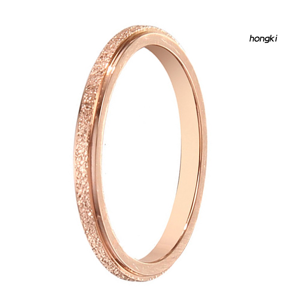 Nhẫn Thép Titan Thiết Kế Đơn Giản Cho Nam Và Nữ