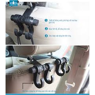 móc treo đồ sau ghế oto