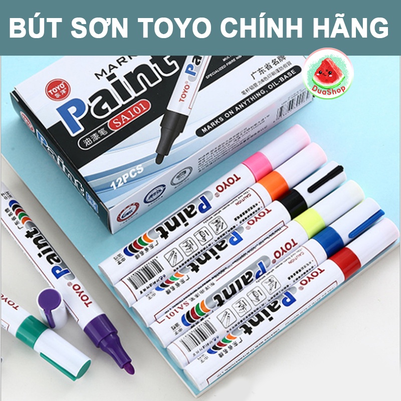 [Chính hãng TOYO] Bút Repaint Tẩy Trắng Giày Siêu Tốc - Bút Tẩy Vết Ố/ Che Vết Rạn Nứt/ Phục Hồi Giày Duashop