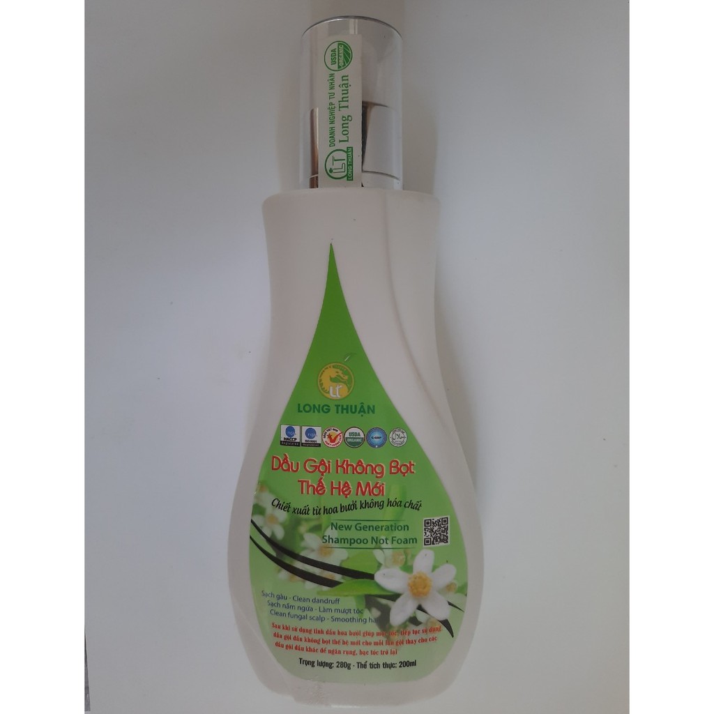 Dầu Gội Không Bọt Thế Hệ Mới - Chai 200ml - Long Thuận | BigBuy360 - bigbuy360.vn