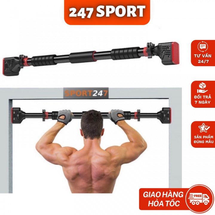 xà đơn treo tường gắn cửa dụng cụ tập gym tại nhà xà đơn gắn tường đa năng chống rơi bản nâng cấp không cần bắt vít