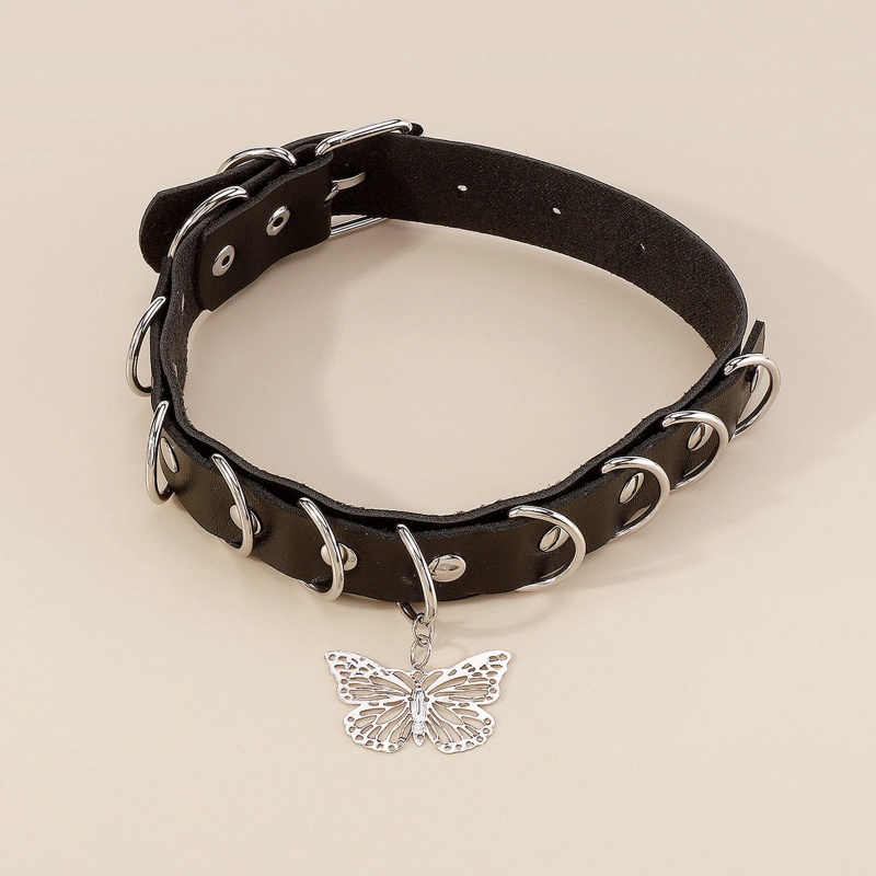 Vòng Choker Màu Đen Phong Cách Punk Gothic Thời Trang