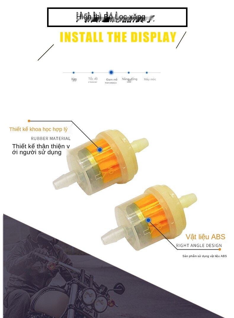 Bán buôn xe máy đa năng cốc xăng dầu với bộ lọc xăng Magnet Bộ lọc xăng xe máy Gasoline Cup