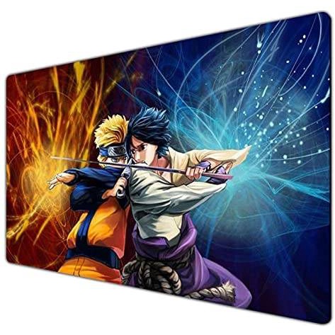 Tấm Lót Chuột Chơi Game Bằng Cao Su Chống Trượt Hình Chữ Nhật In Hình Naruto Shippuden