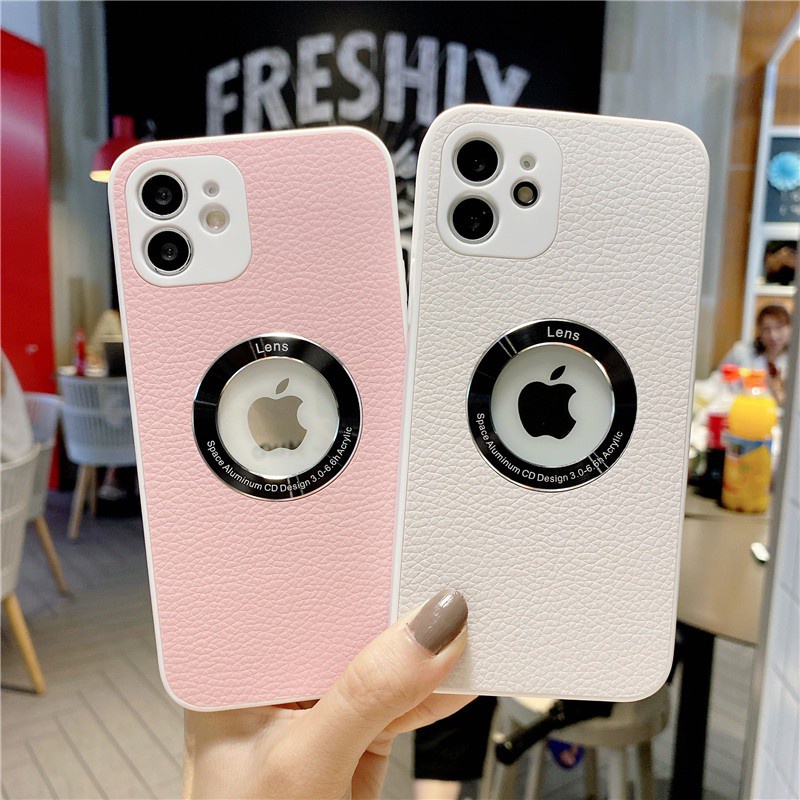 Ốp Điện Thoại Pc + Da Cho Iphone 11 Pro 11promax Iphone 7 8 Plus Iphone X Xr Xsmax Iphone12 12promax