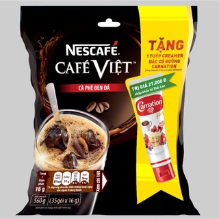 Cà phê hòa tan Nescafe Việt bịch đen 35 gói