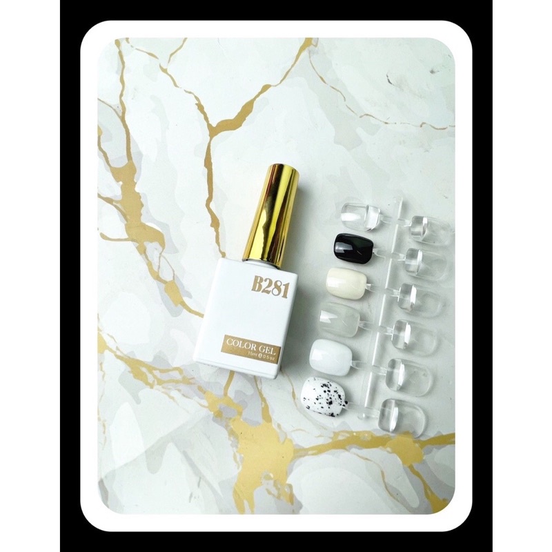 Sơn gel B281 màu Trắng sữa Hót