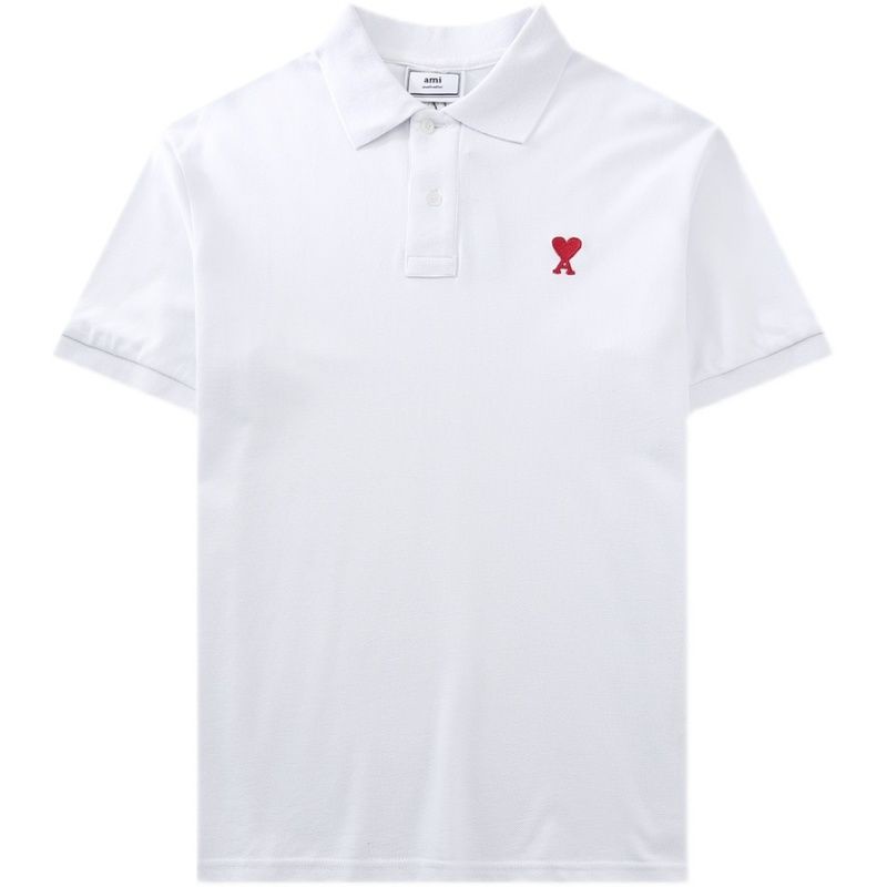 Ami  Áo Thun polo Phong Cách Đường Phố Mới Dành Cho Cặp Đôi