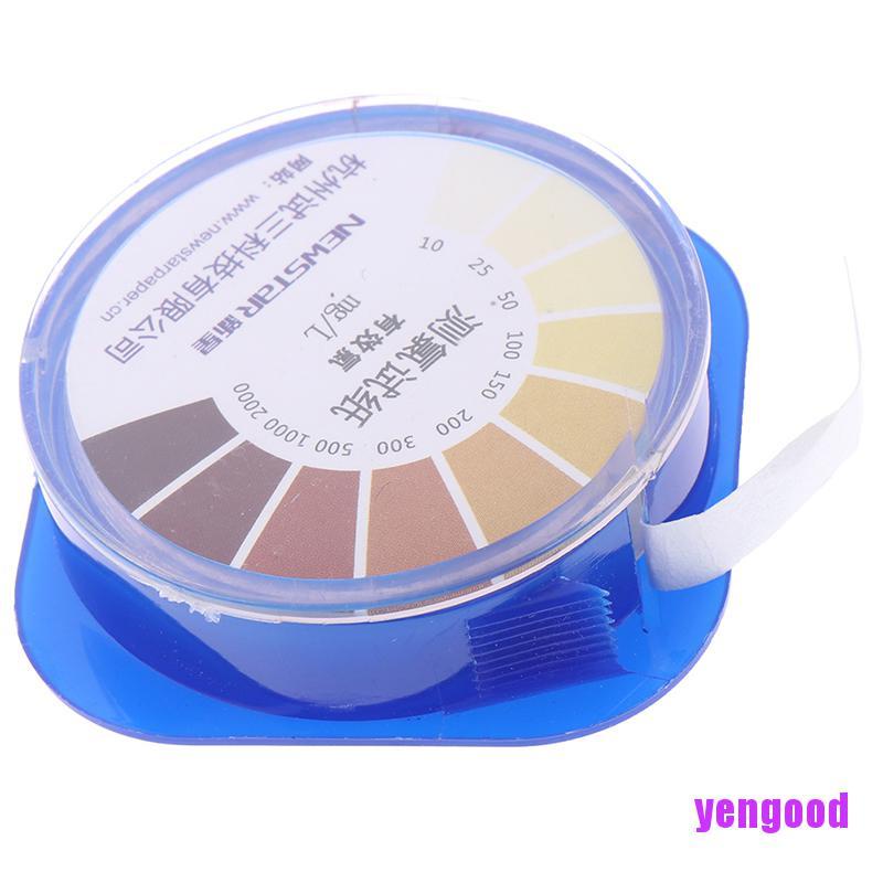 1 Cuộn Giấy Kiểm Tra Clolo Clo 10-2000mg / lppm Với Nhiều Màu Sắc