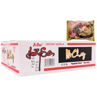 thùng 30 gói mì A-one chay hương sen