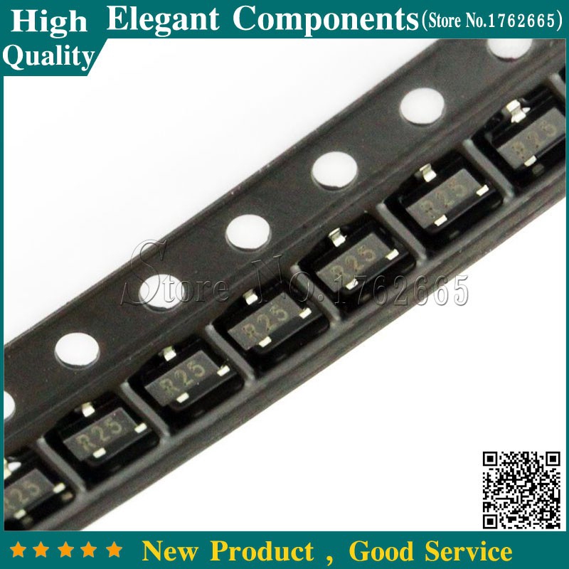 100 chiếc 2SC3356 R25 SOT-23 C3356 SOT23-3 smd triode bóng bán dẫn mới