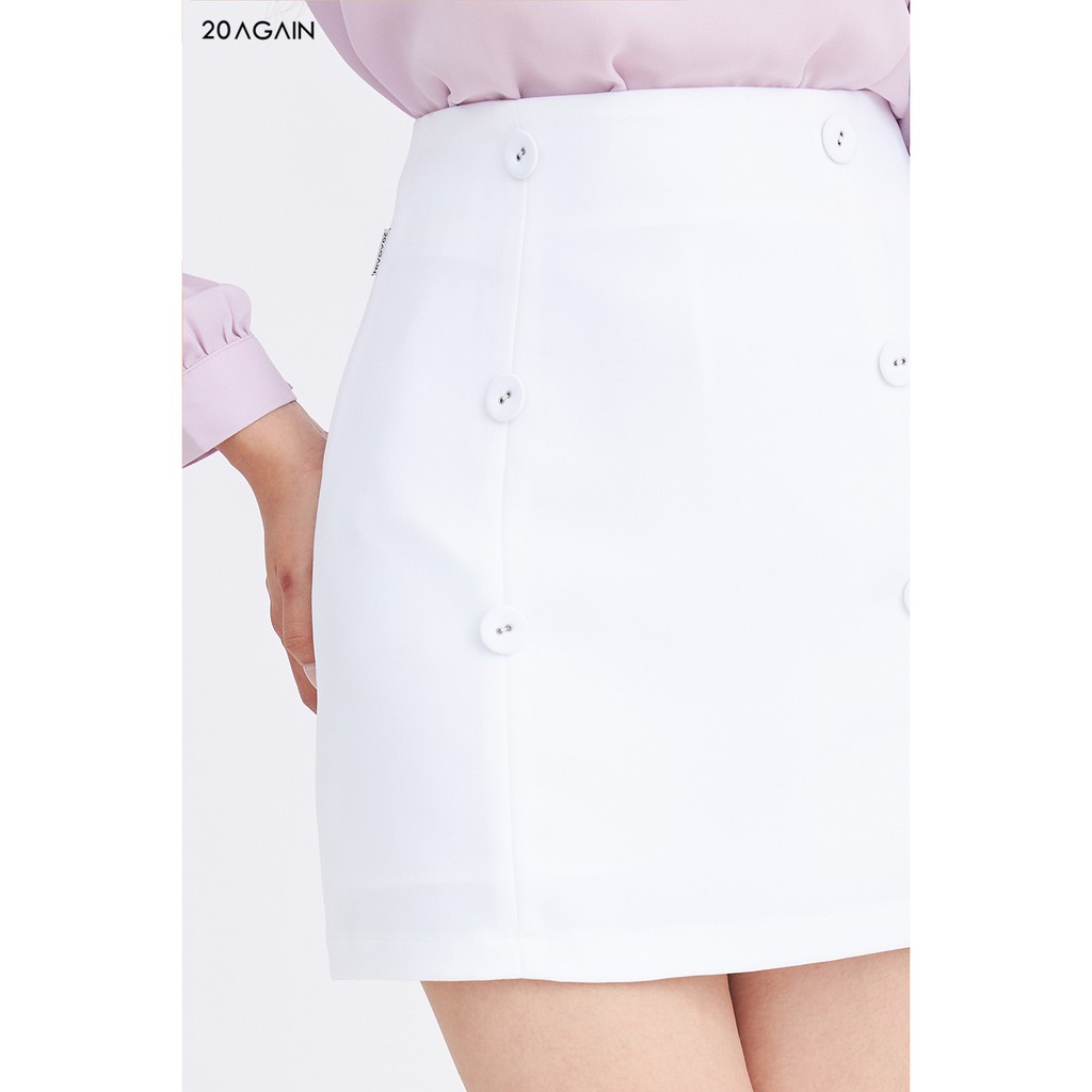 Chân váy A đính cúc trang trí 20AGain JAA1216 | BigBuy360 - bigbuy360.vn