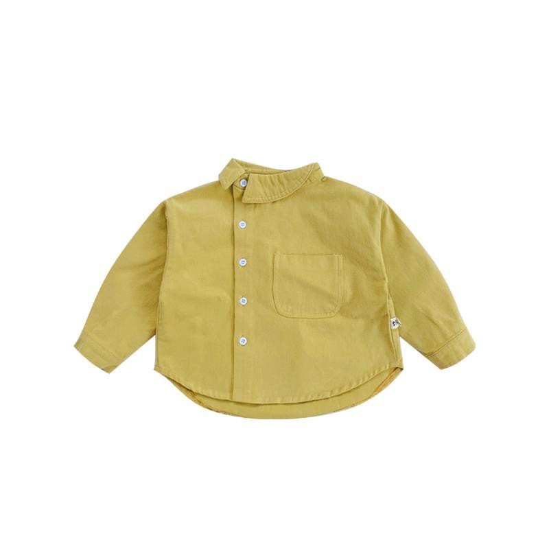 Children's clothing boys' shirts spring and autumn children's long sleeve top